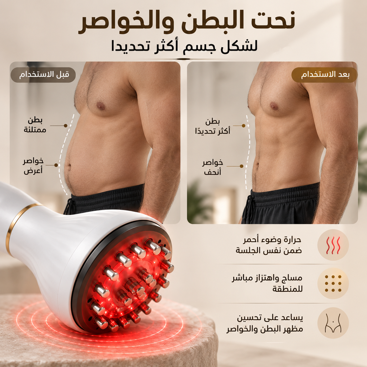 جهاز موفينا لنحت البطن والخواصر للرجال