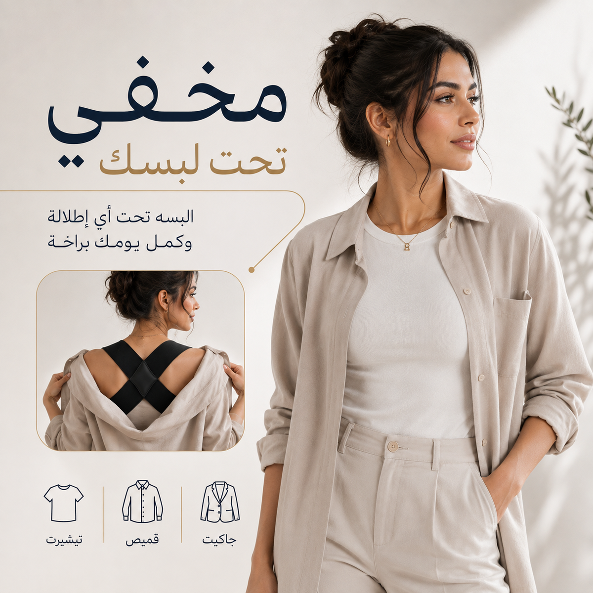 حزام استقامة الظهر والرقبة